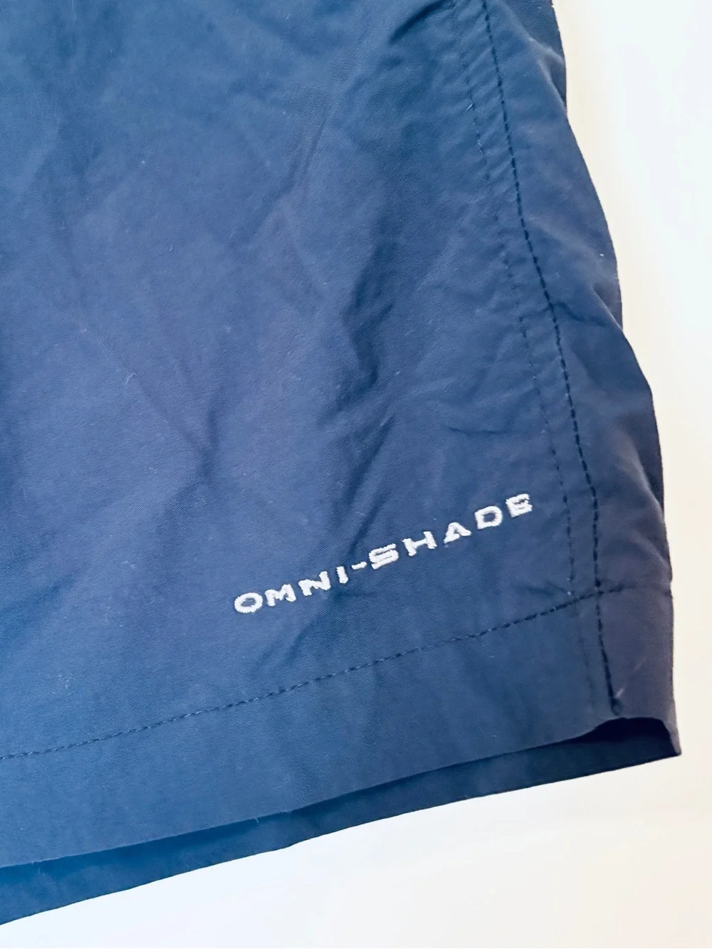 Columbia PFG Swim Trunks Fishing Swimming Shorts Lined L Navy